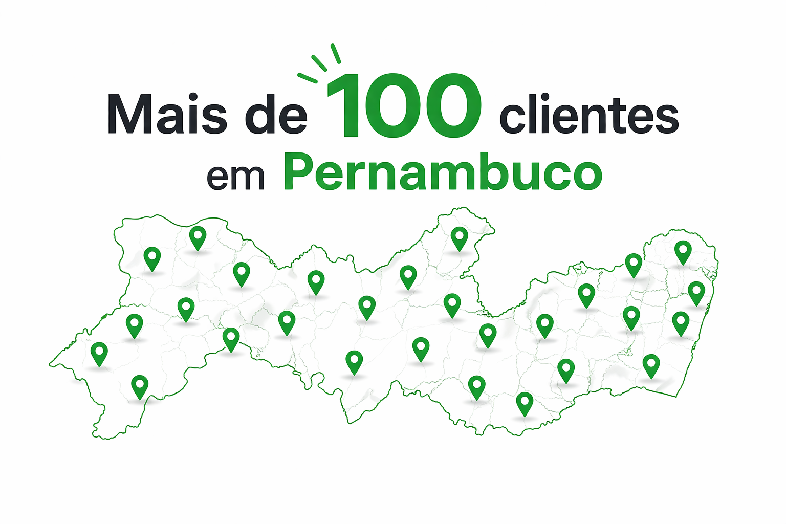 Mais de 100 clientes em Pernambuco